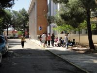 Edificio de Bachillerato y Ciclos Formativos de Sanidad y Administración y Gestión.